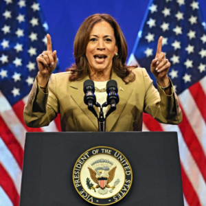 Kamala Harris is considered one of the most left-leaning major party candidates for the presidency in the post-World War II era in the United States.