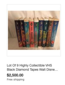 If You Have One Of These Old VHS Tapes It May Be Worth Over $1000